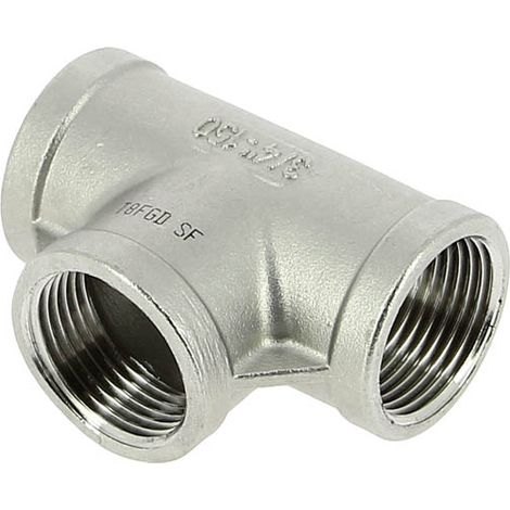 Té inox égal Femelle 3/4