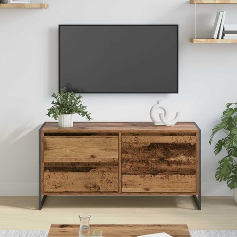 TV-Schränk Altholz 100 x 36 x 49.5 cm Holzwerkstoff