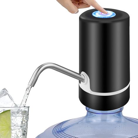 Distributeur D Eau - Pompe Electrique Portable Avec Batterie Rechargeable - Pour Bouteilles De 2 A 6 Gallons - 3 8 W - 1 Piece (1/5)