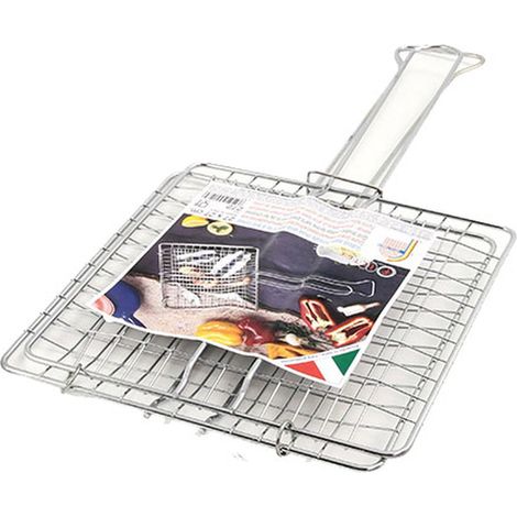 Filtex graticola griglia BBQ ferro cromato senza piedi 27x27 cm