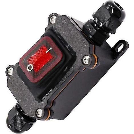 Interrupteur enfichable étanche IP67, interrupteur étanche à courant élevé 12 V CC 20 A. (1/5)