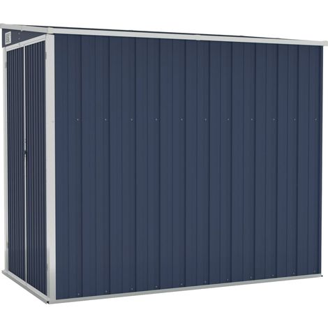 Abri de jardin mural Anthracite 118x194x178 Acier (1/5)