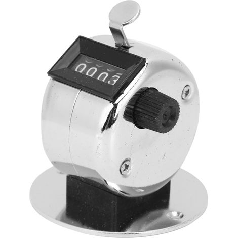 Irovami Compteur manuel mécanique à 4 chiffres, mini compteur à main, outil de comptage portatif (1/5)