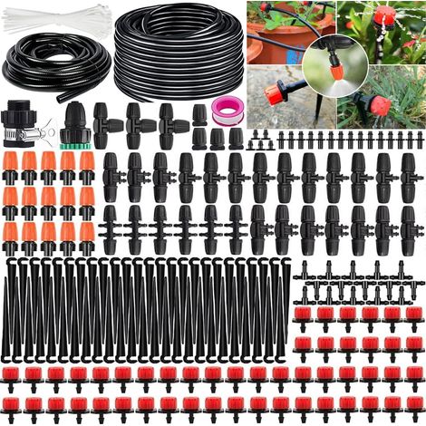 Kit d'Irrigation goutte à goutte 50 m + 25 m, système d'Arrosage automatique pour jardin, pelouse, Serre, plantes (1/5)