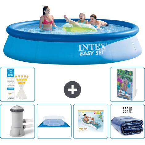 Easy Set Pool Rund - 396x84 cm - 7-teilig  S345 (1/5)