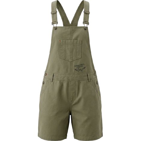 Gardena Damen Latzhose Jeans Latzshorts kurze Hose Baumwolle Olivgrün, Gr. 36-46, Größe: 46 (1/4)