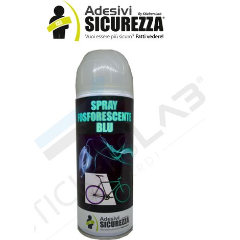 Vernice spray fosforescente luminescente che si illumina al buio in 3 colori - Numero Pezzi: 400ml - Colore: Giallo/Verde (1/3)