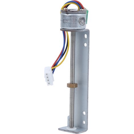 Moteur pas à pas 2 phases 4 fils, table coulissante à vis, écrou M3, tension d'alimentation 4,9 V, angle de pas 18° (1/5)