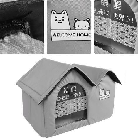 Eosnow Maison de refroidissement pour chat, animal de compagnie d'été résistant aux morsures en tissu Oxford longue durée, pour chien, grand