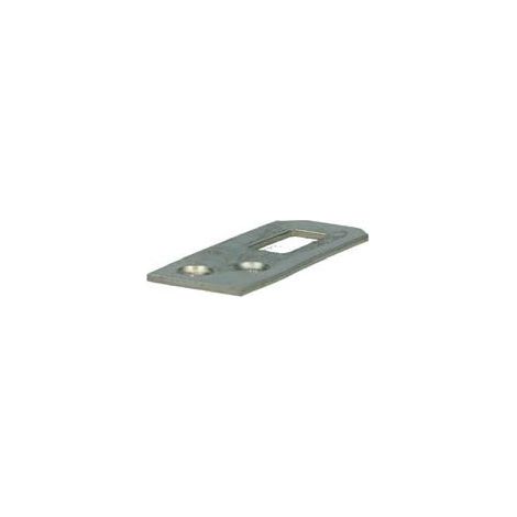 Platine Porte MANTEAU Acier zingué 20X50