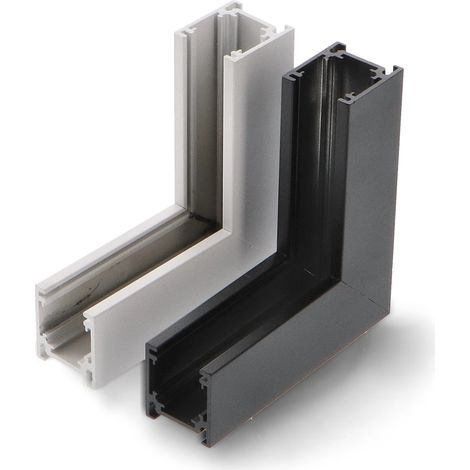 IluminaShop - Union En L Vertical Blanco Para Carril Magnetico Serie Detail (1/4)