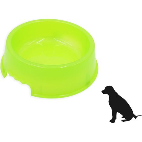 Gamelle en Plastique pour Chien/Chat 23 cm, Couleur Aléatoire (1/5)