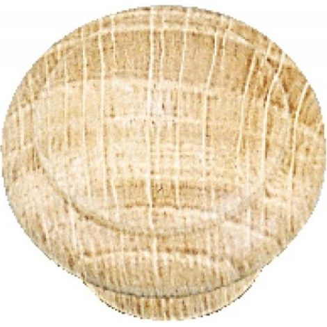 Bouton ancien Ø 30 mm chêne bois brut - CADAP