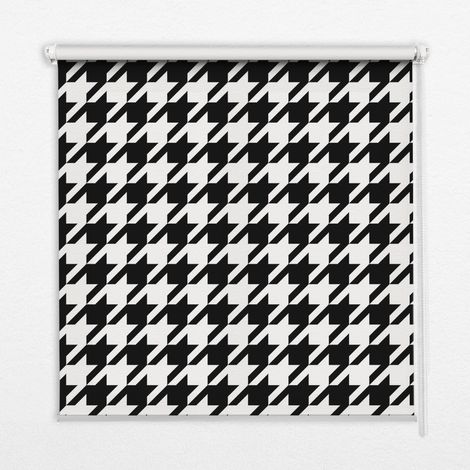 Tenda a Rullo Interna per Finestra - Tenda Filtrante Luce - Tenda Privacy - Tenda Decorativa Rettangolare - Rullo per Interni - (140 cm x 140 cm) - Motivo geometrico (1/5)