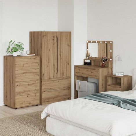 vidaXL  Storage Cabinets  Artisan Oak 60 x 48 x 105 cm Engineered Wood