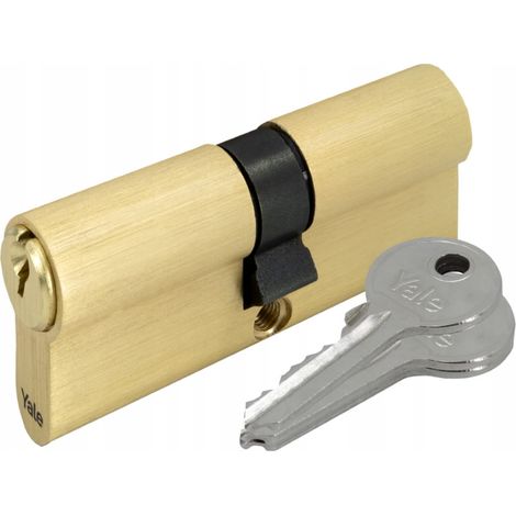 Inserto de cerradura de latón de 30/30 mm + 3 llaves