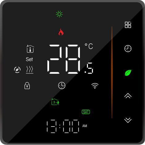 Thermostat WiFi BHT006 AC230V 3A pour Chauffage Eau,App eWelink 2,4 GHz,Compatible Alexa et Google Home (1/5)
