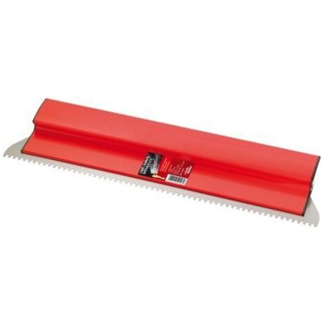 L'Outil Parfait – Couteau à enduire 60 cm – Lame inox trempé 0,5 mm – Denture trapézoïdale 6x4 mm – Bi-Flex haute performance pour ITE
