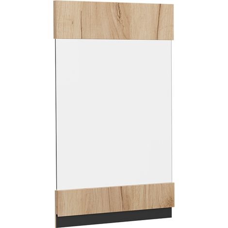 Façade de cuisine R-Line, Chêne de force doré, 39.6x59cm façade de meuble pour meuble mural vitré, Vicco (1/5)