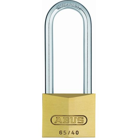 65/40Mm Brass Padlock 63Mm Long Shackle Keyed Alike 404