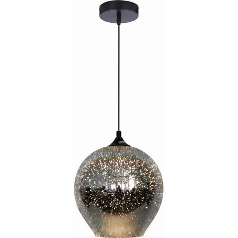 Suspension Candellux Galactic 31-51295 Ø23 noir verre (1/2)