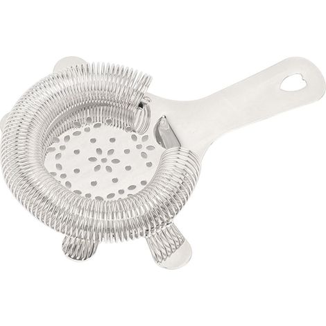 Eissieb aus Edelstahl 304, blütenförmiger Cocktailfilter, Cocktailbar-Sieb, silberfarben, 1 Stück (1/5)