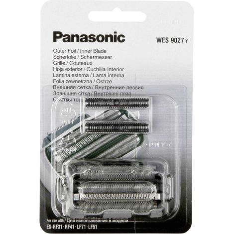 Panasonic WES9027 - Ersatzscherblatt und Schermesser - für Rasierapparat - für Panasonic ES-LF51, LF51-S803, LF71, LF71-K503, LF71-K803, ESRF31, ES-RF31, RF41, RF41CM503