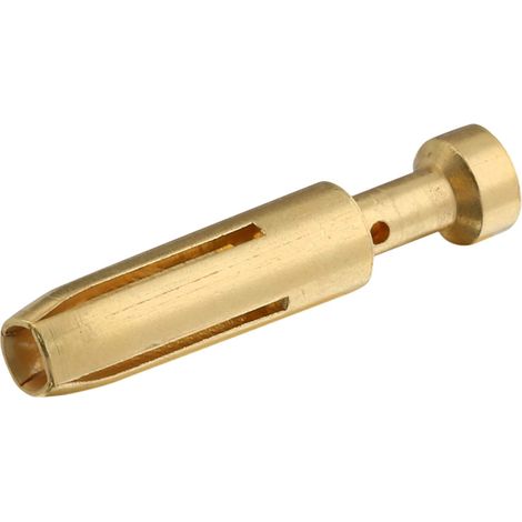 HARTING E-Crimpkontakt Kontaktbuchse (F) 0,5mm² AWG20 gold, 1 Stück Werkstoff Eisen - 1 Stück (1/2)