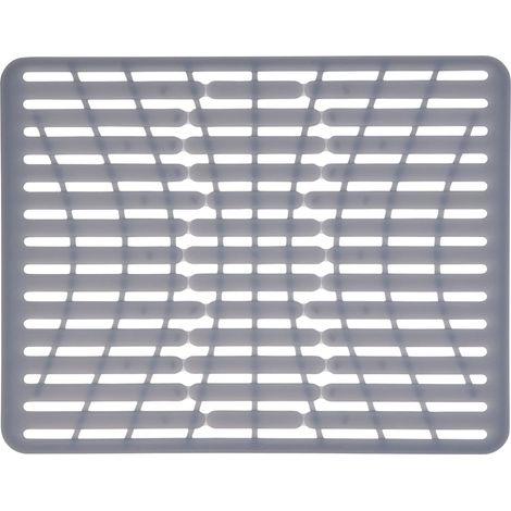Tapis Évier Plastique Gris Taille Grand (1/5)