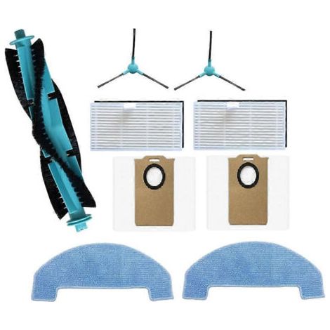 accessoires pour balayeuse Ultenic T20 Pro : brosse principale, filtre et sacs à poussière. (1/5)