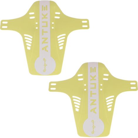 Titre : Lot de 2 Garde-Boue de Vélo VTT Avant et Arrière Légers et Flexibles Protection contre la Boue pour Cyclisme Accessoires de Vélo Universels Jaune Fluo (1/5)