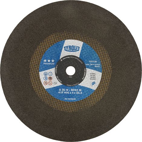 Disque abrasif Tyrolit Ø400x4 mm 1 unités