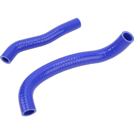 Kit de 2 durites de refroidissement en silicone étanches pour radiateur Arctic Cat DVX-400 (2007-2008) - Bleu (1/5)