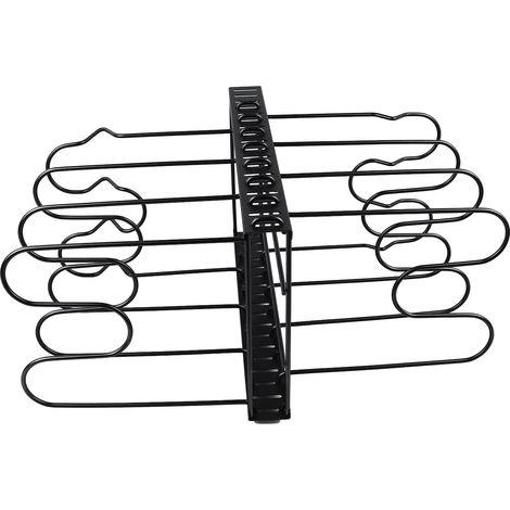 Organisateur de casseroles et poêles sous meuble, support à plusieurs niveaux réglable en fer, robuste, vertical, pour cuisine (1/5)