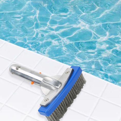 UlisemBrosse de piscine en acier inoxydable de 5,5 pouces, pour équipement de nettoyage de murs de sol d'étang de spa (1/4)