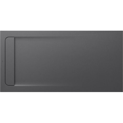 Receveur de douche extra plat en Stonex® Aquos - 1600x800mm - Gris Ardoise (1/3)