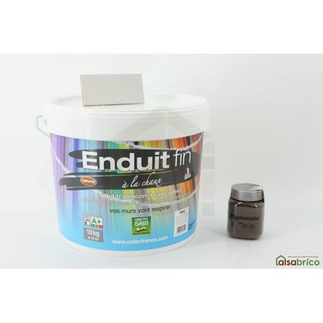 Enduit à la chaux à mélanger avec pigments naturels,