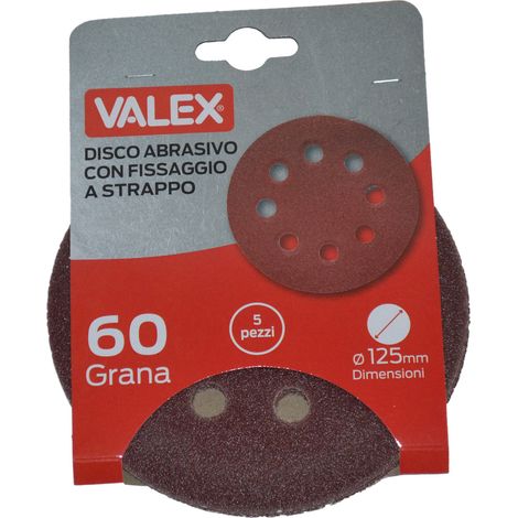 DISCO ABRASIVO CON VELCRO 5 PEZZI (1/2)