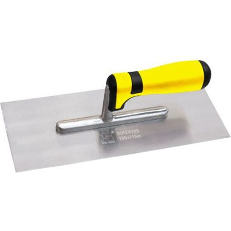 Stainless Steel Plastering Spatula, Curved Corner Spatula 280x115mm