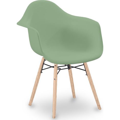 Silla de Comedor Diseño Escandinavo - Patas de Madera - Nordika (1/4)