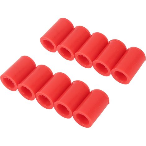 Lot de 10 bouchons en silicone rouges pour tuyaux d'admission d'air automobile de 12 mm. (1/5)