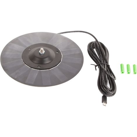 Panneau solaire 10W silicium monocristallin pour montage mural extérieur, charge photovoltaïque kit (1/5)