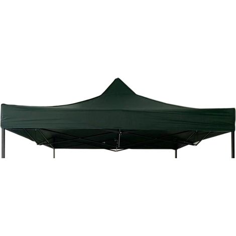 Rebecca Mobili Housse de Remplacement pour Gazebo Vert Polyester Oxford 800D Anti UV 3x3