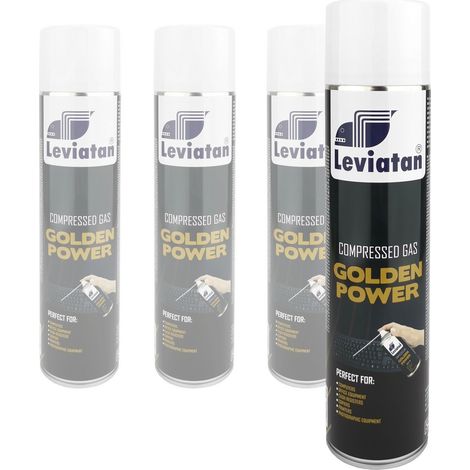 Komprimiertes GAS Leviatan Golden Power 600ml SET 4 STÜCK. (1/5)