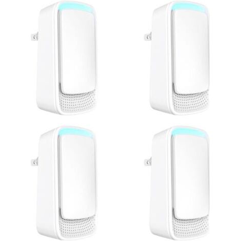 Ioniseur d'air enfichable — Purificateur d'air à ions négatifs — Désodorisant silencieux (Lot de 4) (1/5)