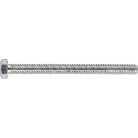 Sealey 8.8 Zinc Plated HT Setscrew M6 x 75mm, DIN 933 - Pack of 50 SS675