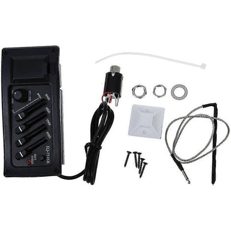 Préampli Guitare Amplificateur Égaliseur Eq 4 bandes Eq Préampli Acoustique Piezo 7545r (1/5)