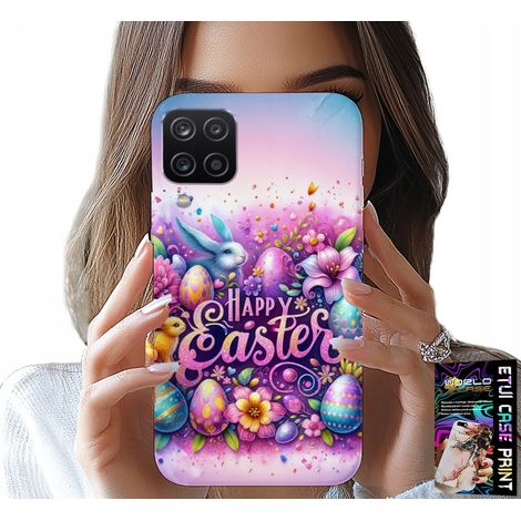 Custodia per Samsung A12 / M12 - uova felici, Pasqua, uova di Pasqua (1/5)
