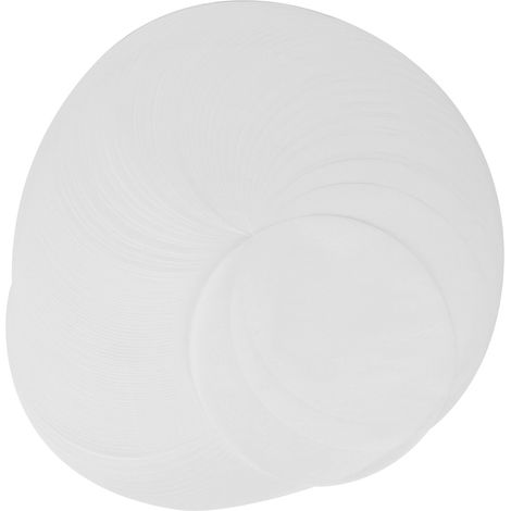 500 feuilles de cuisson rondes antiadhésives pour barbecue, accessoires de cuisine pour four à micro-ondes et micro-ondes. (1/5)
