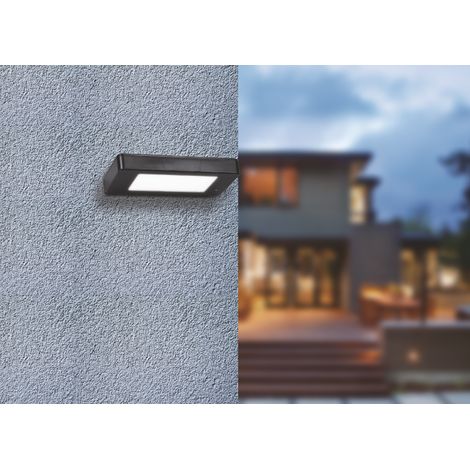Applique solaire IP65 détecteur de mouvement éclairage extérieur 800 Lm 6000K (1/5)